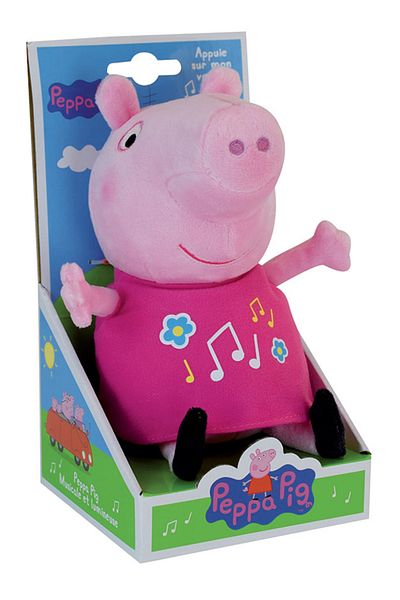 Jemını Jucarie Plus Muzicala Cu Lumini 25cm Peppa Pig