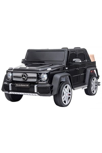 Chipolino Masinuta Electrica Suv Mercedes Maybach G650 Black Cu Scaun Din Piele Si Roti Eva