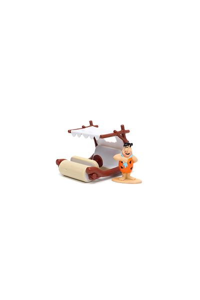 Simba Jada Set Metal Car Flintmobile Scale 1:32 and Fred Flintstone Figurine