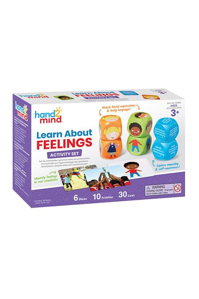 Hand2Mind Conversation Cubes - Learn all about emotions