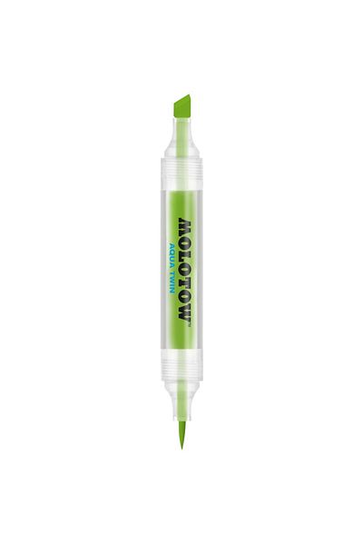 Molotow Marker Cu Varf Dublu Aqua Twin 1mm/2-6mm Yellow Green