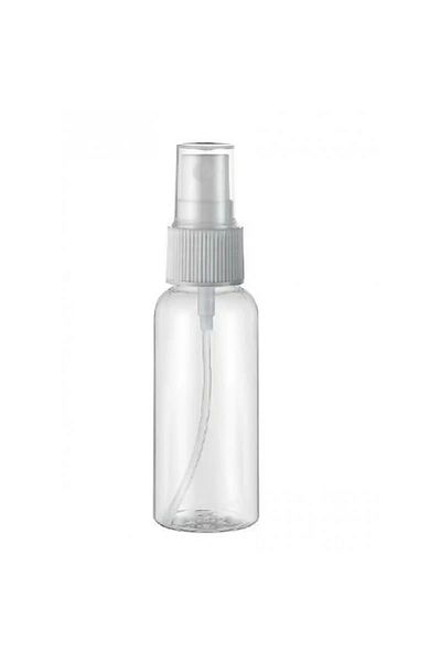 Micostore Transparent Plastic Container With Sprayer For Disinfectant And Cleaning Solutions, 50 ml