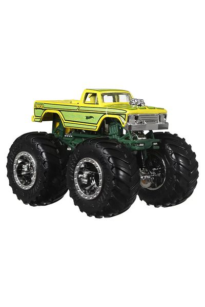 mattel Hot Wheels Monster Truck Si Masinuta Metalica Midwest Madness