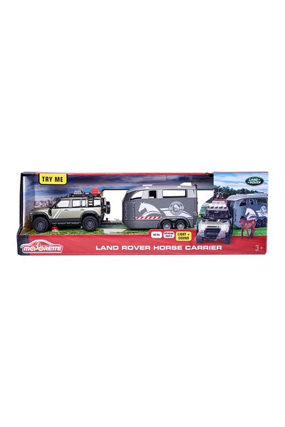 Simba Majorette Land Rover With Horse Trailer