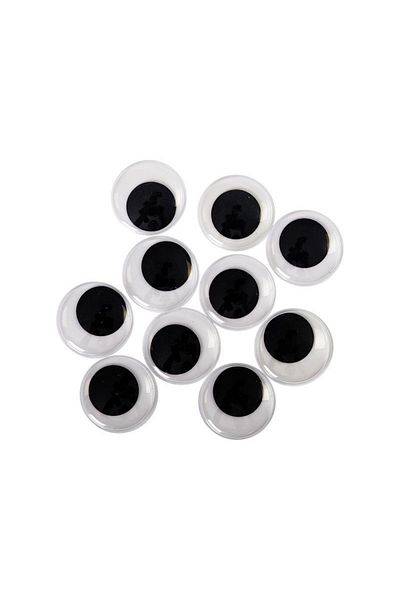 Junior Set Of 28mm Movable Eyes, 10 Pieces, Art & Craft Accessories For Children