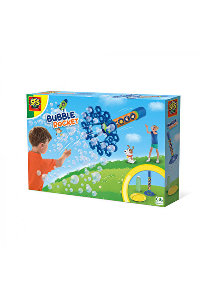 SES Creative Σετ Μπαλόνια Σαπουνιού για Παιδιά - Πύραυλος με Πολλά Δαχτυλίδια