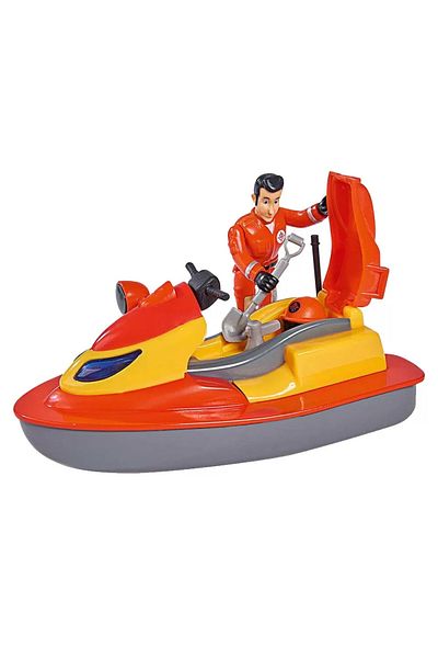 Simba Fireman Sam Jetsky With Wheels And Figure