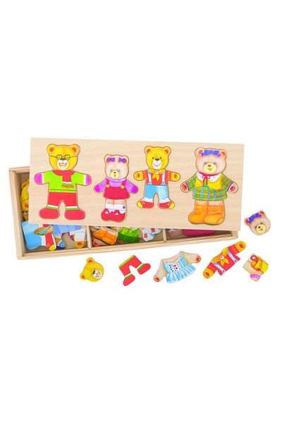 BigJigs Joc de potrivire - Familia ursuletilor