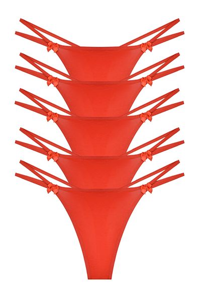 riways secret Cotton String Thong 5 Pcs