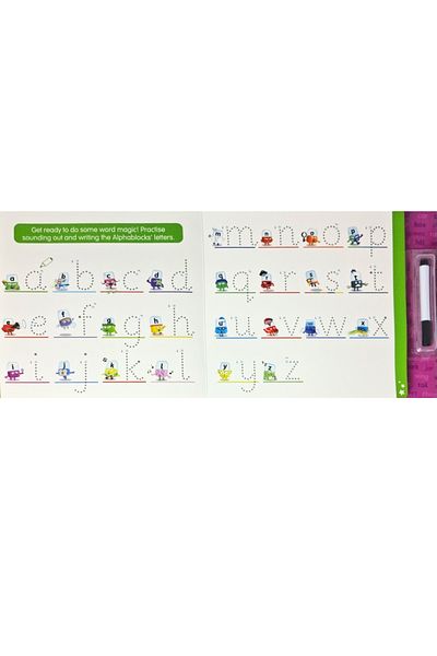 Alphablocks Write and Erase Book - Magic Words