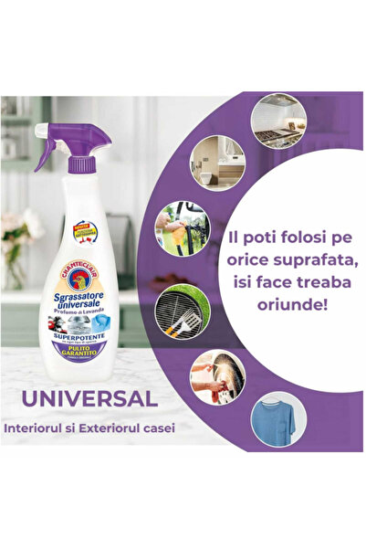 chante clair Chanteclair Lavender Degreaser, Cleans Multiple Surfaces, Strong and Fast Effect 600 ml