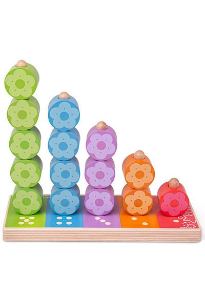 BIGJIGS Toys Numaratoarea Florilor