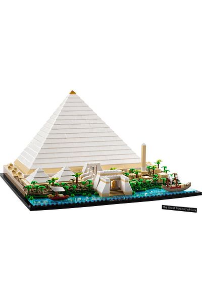 LEGO ® Architecture Cheops Pyramid 21058 - Collectible Construction Set For Adults (1476 PIECES)