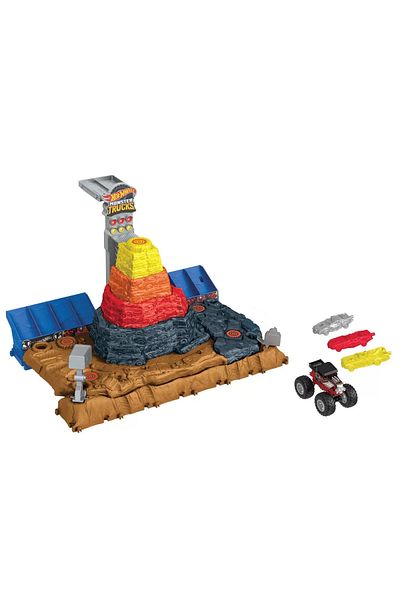 mattel Hot Wheels Monster Trucks Arena Smashers Bone Shaker Arena Ultimate Crush