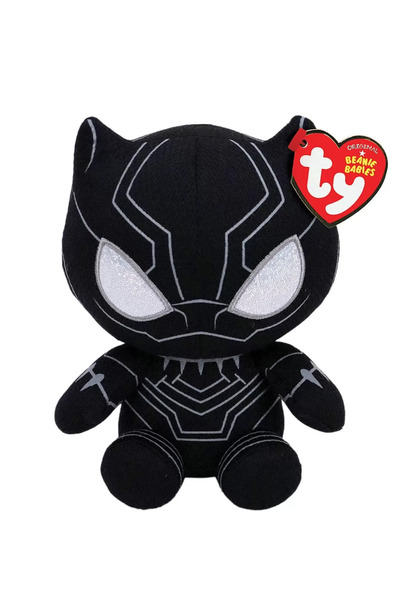 TY Плюс 15 см шапка за бебета Мека Marvel Черна пантера