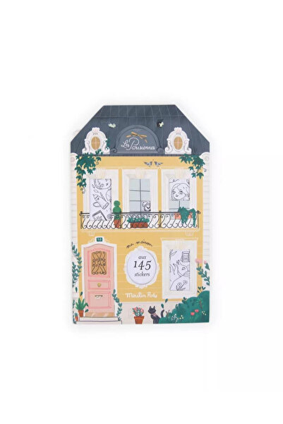 Moulin Roty Carte De Colorat Cu Abtibilduri Les Parisiennes,