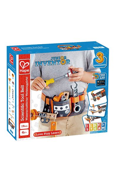 Hape Toy - Tool Belt Set (19 PIECES)