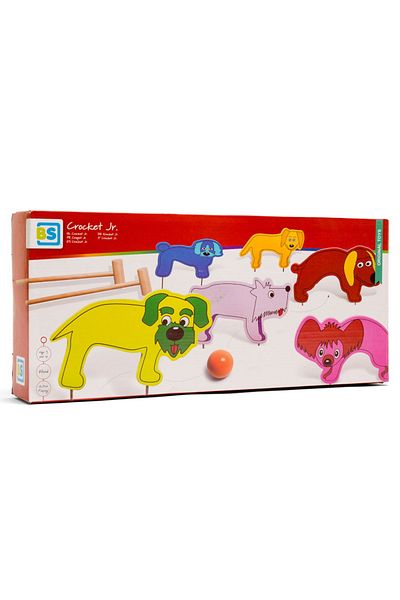 BS Toys Joc De Cricket Din Lemn, Set Pentru Copii