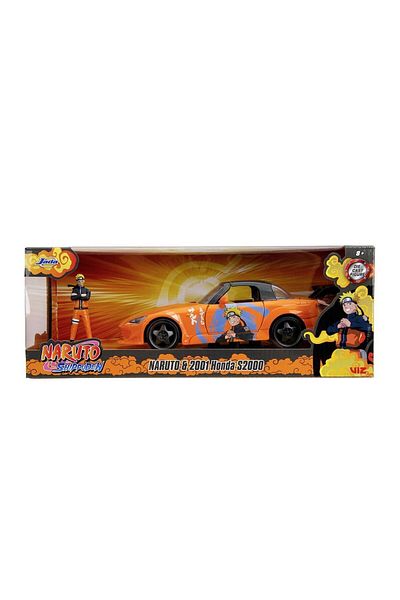 Simba Jada Naruto Shippuden Naruto Figure Set and Honda 2001 S2000 Diecast Car 1:24 Scale