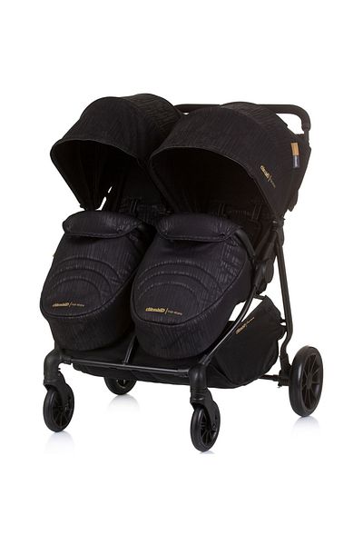 Chipolino Top Stars Obsidian Twin Stroller