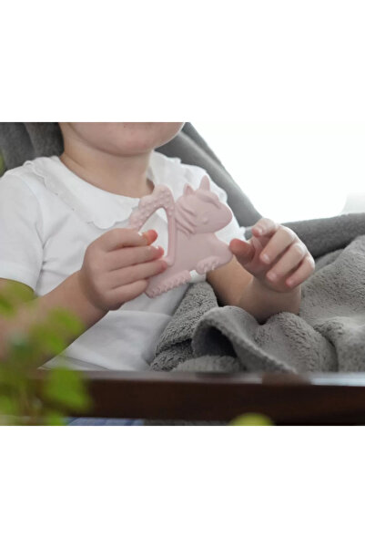 Melii Set of 2 Silicone Teething Toys Unicorn Cat Pattern