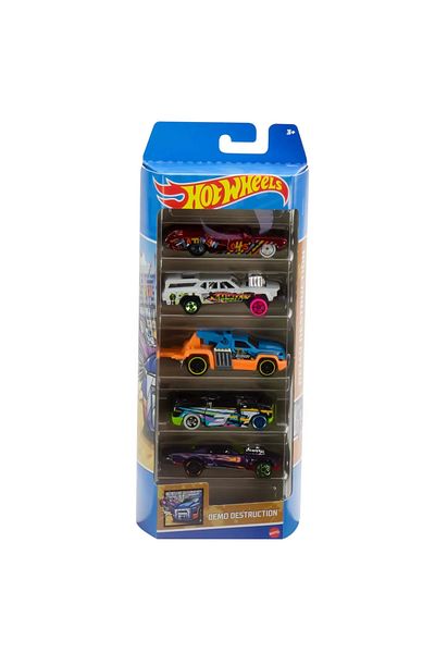 mattel Set 5 Masini Hot Wheels Demo Destruction