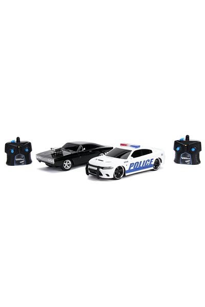 Simba Fast And Furious RC Car Set Toyota Supra&Dodge Charger Srt Scale 1:16