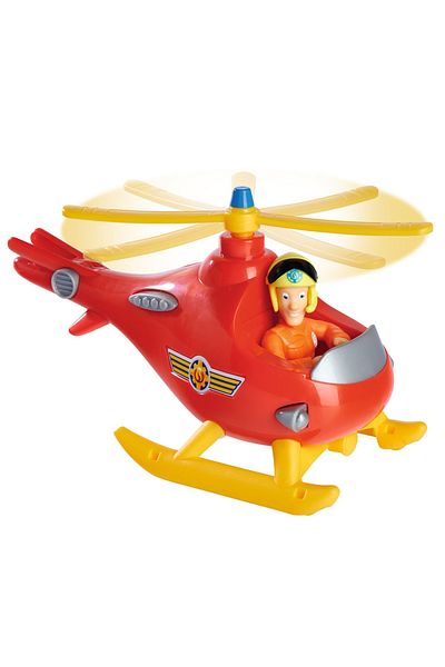 Simba Fireman Sam Wallaby Helicopter With Tom Figure
