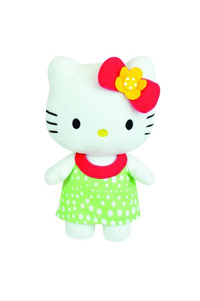 Jemını Jucarie Plus 20cm Hello Kitty - Rochita Verde