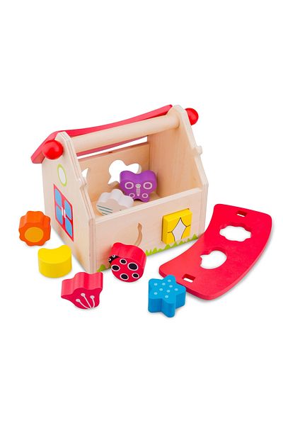 New Classic Toys Casuta Shape Sorter Cu Forme