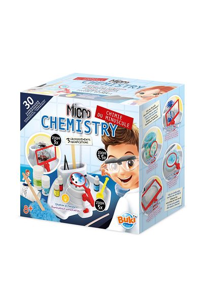 Buki France Set of 30 Experiments for Children - Microscopic Chemistry