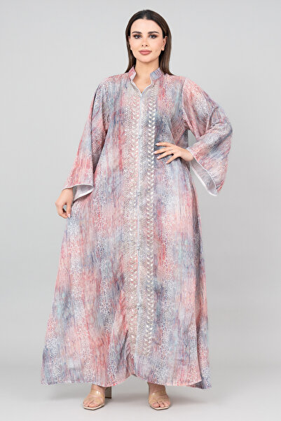 IKKXA Petal Grace Embroidered Jalabiya