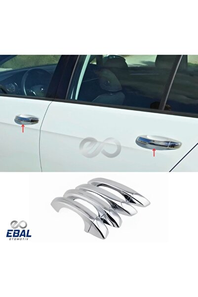 EBAL OTO AKSESUAR Vw Golf 7 Krom Kapı Kolu 4 Kapı 2012-2019 Paslanmaz Çelik