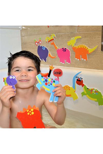 Buddy&Barney Dinosaur Stickers - Bath Play Set