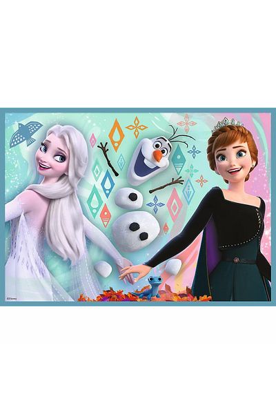 Trefl Puzzle 4v1 Ledové království 2: Úžasný svět Disney