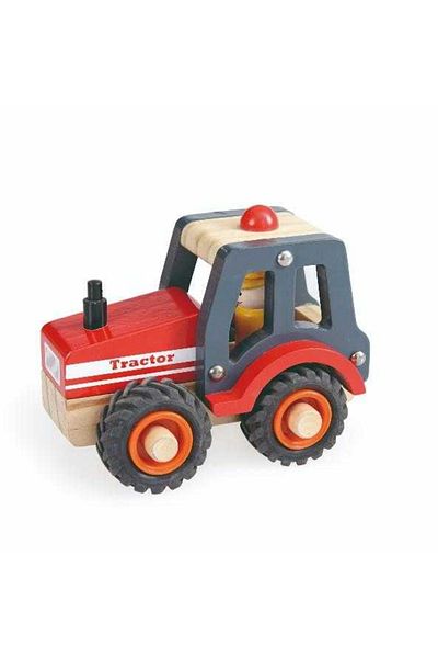 Egmont Toys The Hardworking Tractor - Wooden and Rubber Toy