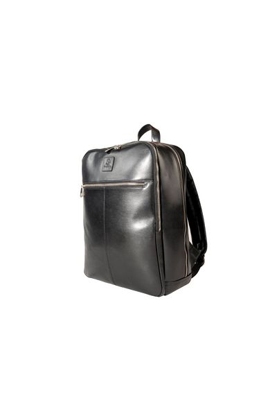 Exacompta Rucsac Exactive 14" din piele pentru laptop 17637e, negru