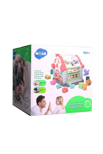 Hola Casuta Educativa A Animalutelor Cu Sunete Si Lumini