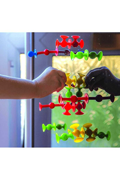 Micostore Set 8 figurine din cauciuc, omuleti flexibili cu ventuze