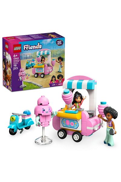 LEGO ® Friends Candyfloss Stand and Scooter Toy Pretend-Play Set 42643