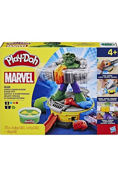 Hasbro Play Doh Marvel Hulk Smash & Smash Set