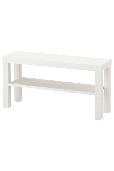 IKEA TV table with 2 drawers, white, 90x26x45 cm