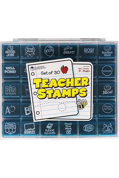 Learning Resources Encouraging Teacher Stamps