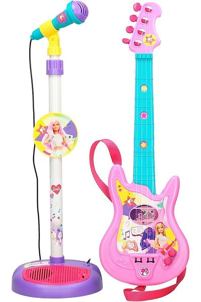 Reig Musicales Barbie Guitar and Microphone Toy Set