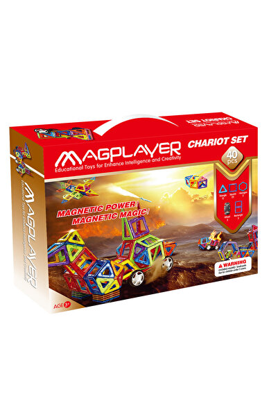 Magplayer Joc De Constructie Magnetic - 40 Piese
