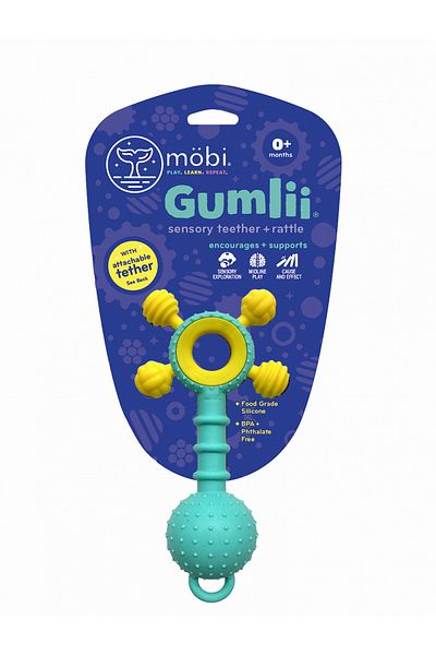 MOBI Teething Toy with Safety Rope Gumlii