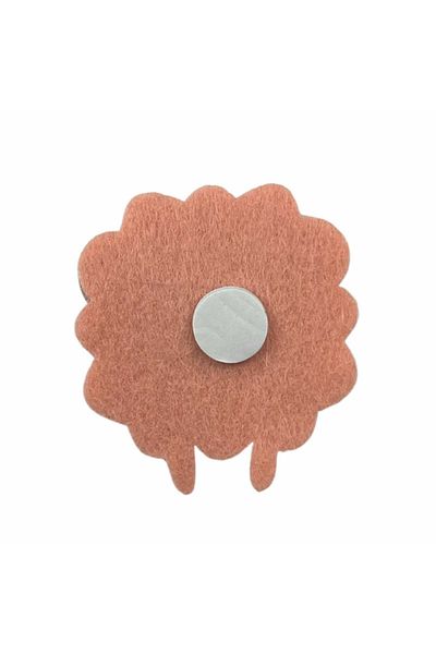 Micostore Felt Sheep, With Glue, Pink, 6 Cm, 2 Pcs/Set, Art & Craft Accessories For Children