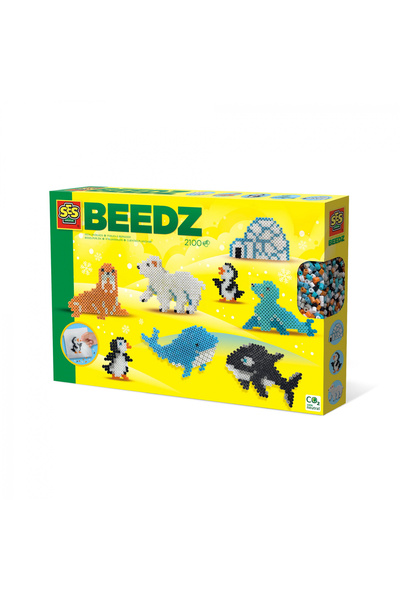 SES Creative Set pentru copii - Mărgele termoizolante cu animale polare
