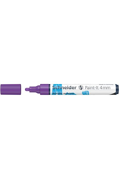 SCHNEIDER Acrylic Paint Marker, Round Tip 4 Mm, Paint-it 320, , 18 Colors