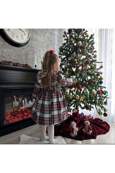Cumino Aysha Girl Dress 2-3-4-5 Years
